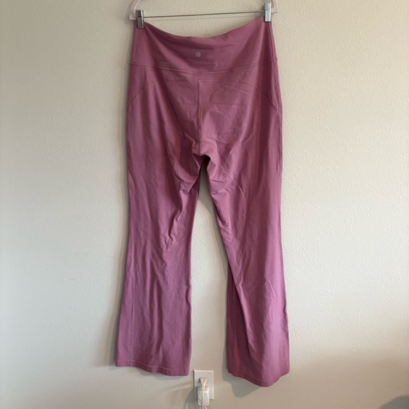 Lululemon Align High-Rise Flared Pant Women’s 14 Velvet Dust Pink Athleisure - Picture 4 of 6